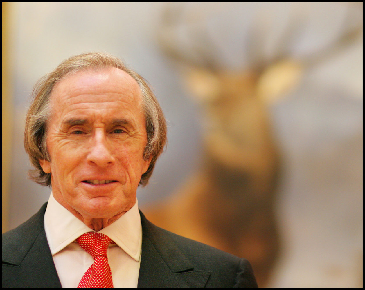SIR JACKIE STEWART WORLD FIRST AT CONCOURS OF ELEGANCE 2015
