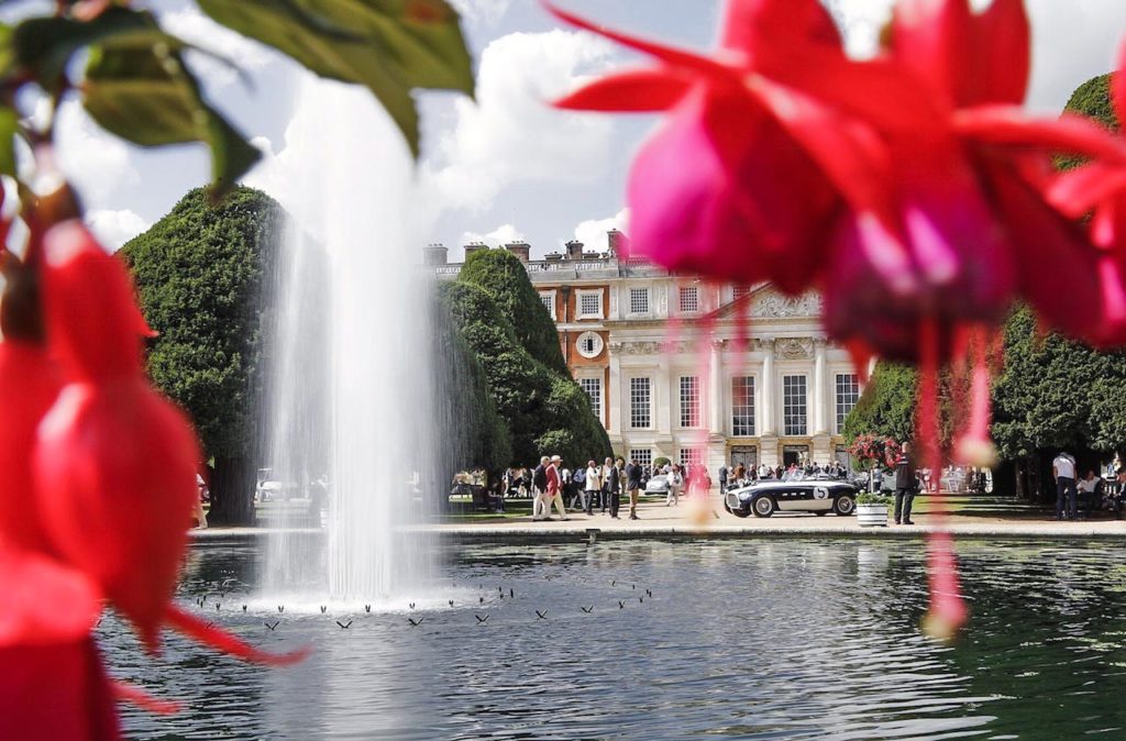 Concours of Elegance at Hampton Court Palace Fountain