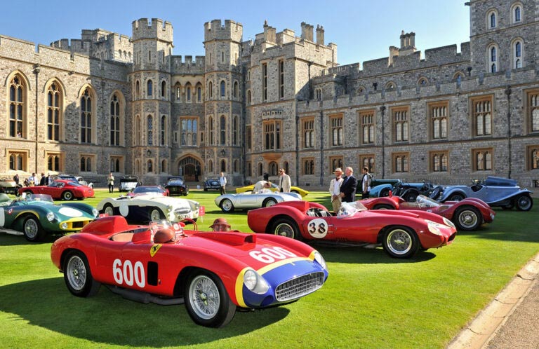 Ferraris at Concours of Elegance at Windsor Castle