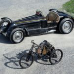 Bugatti Type 59 and Prinetti & Stucchi Tricycle