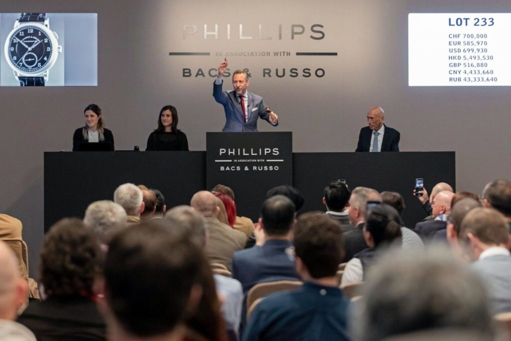The Auction of the 1815 “Homage to Walter Lange” on 13 May 2018 in Geneva.