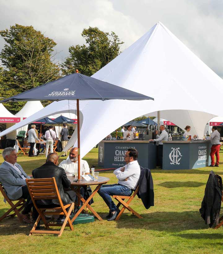 Charles Heidsieck Area at Concours of Elegance