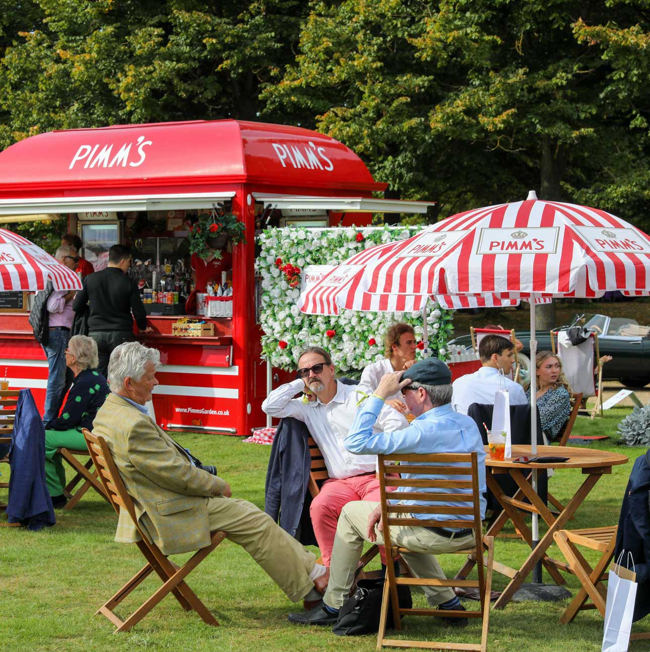Pimms at Concours of Elegance