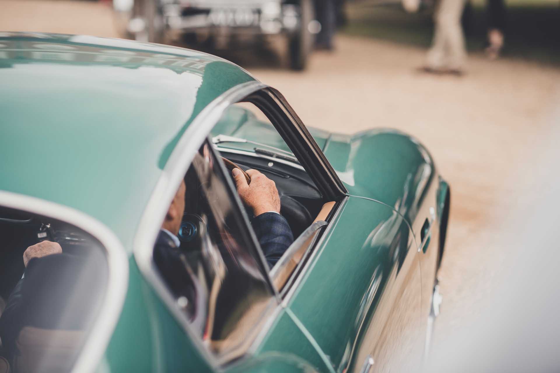 Man Driving at Concours of Elegance