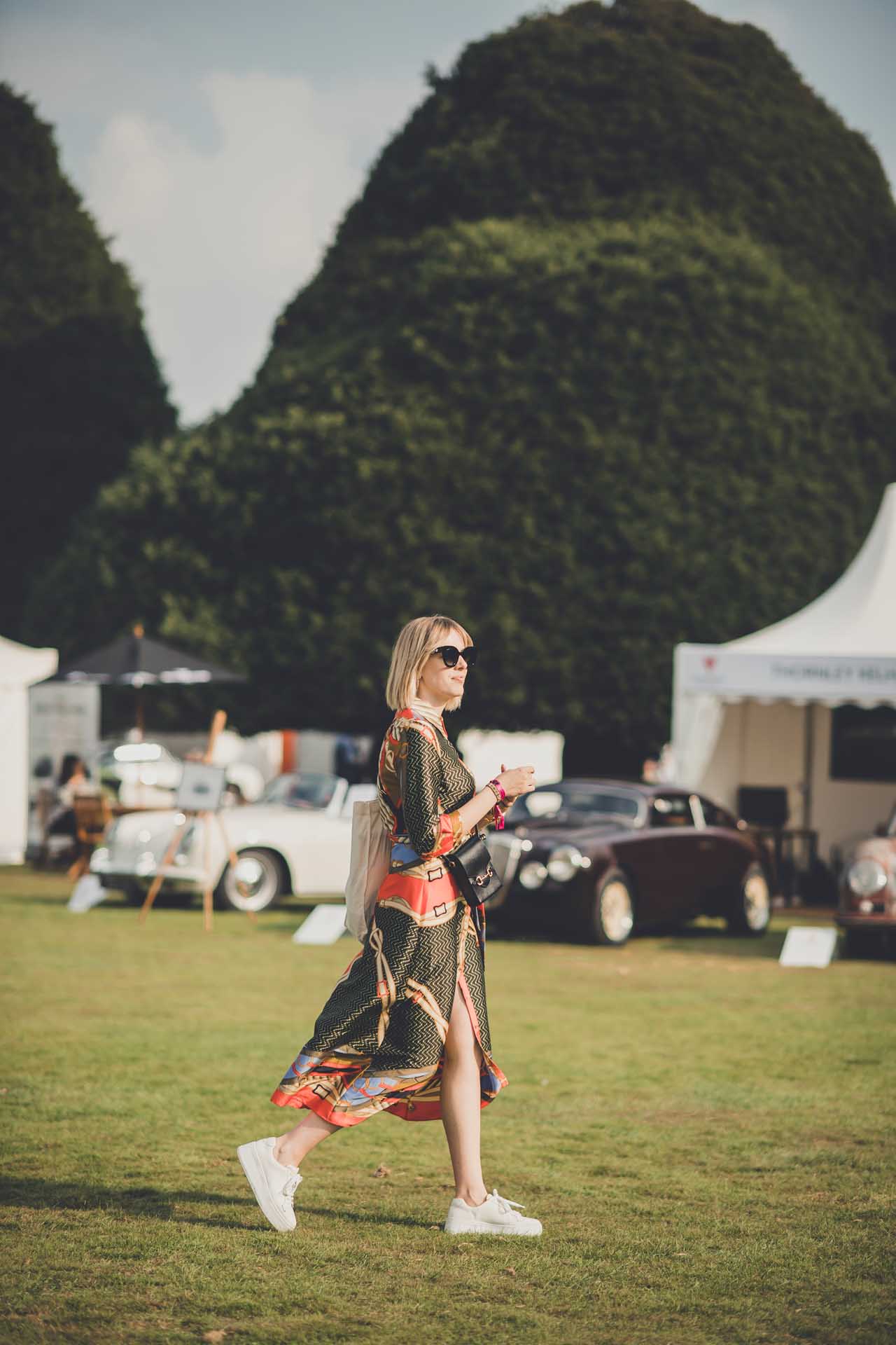 Lady at Concours of Elegance