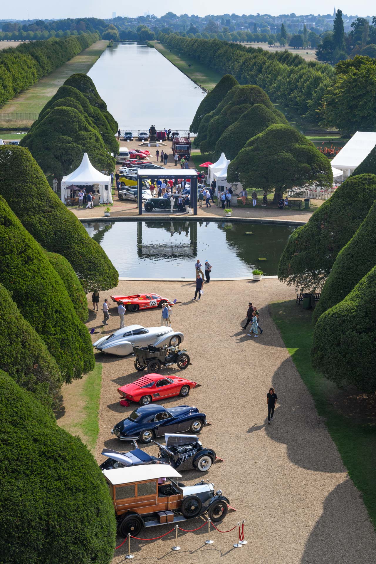 Car Display at Concours of Elegance