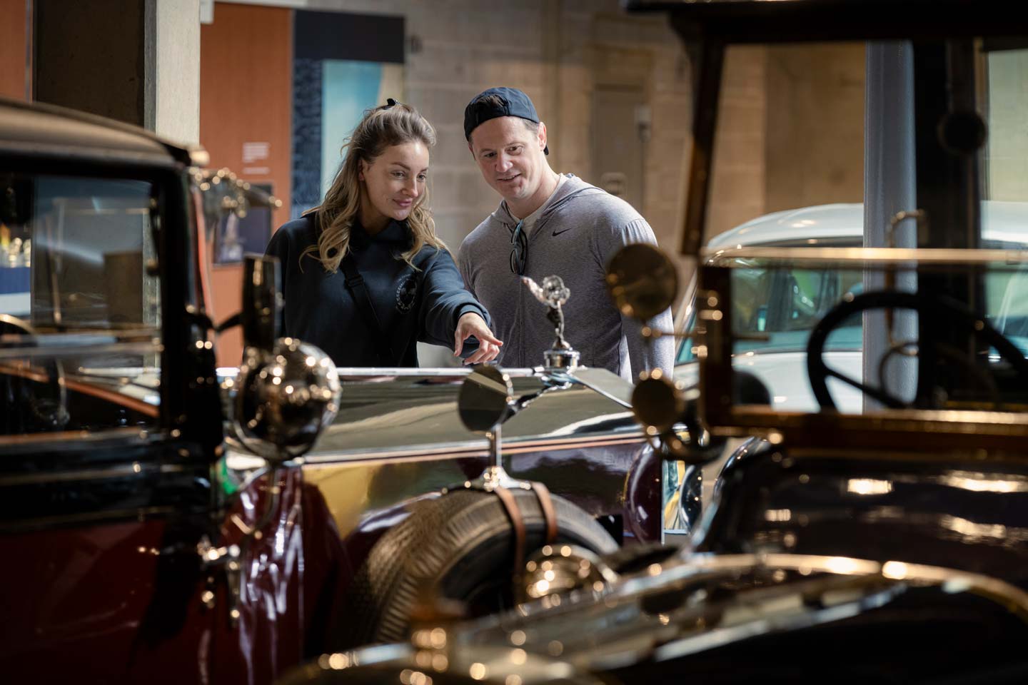 NMM People Looking At Rolls Royce