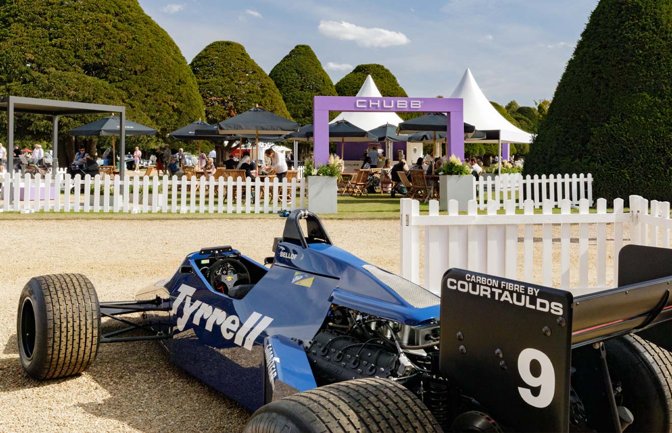 CHUBB Tyrrell Racing Car