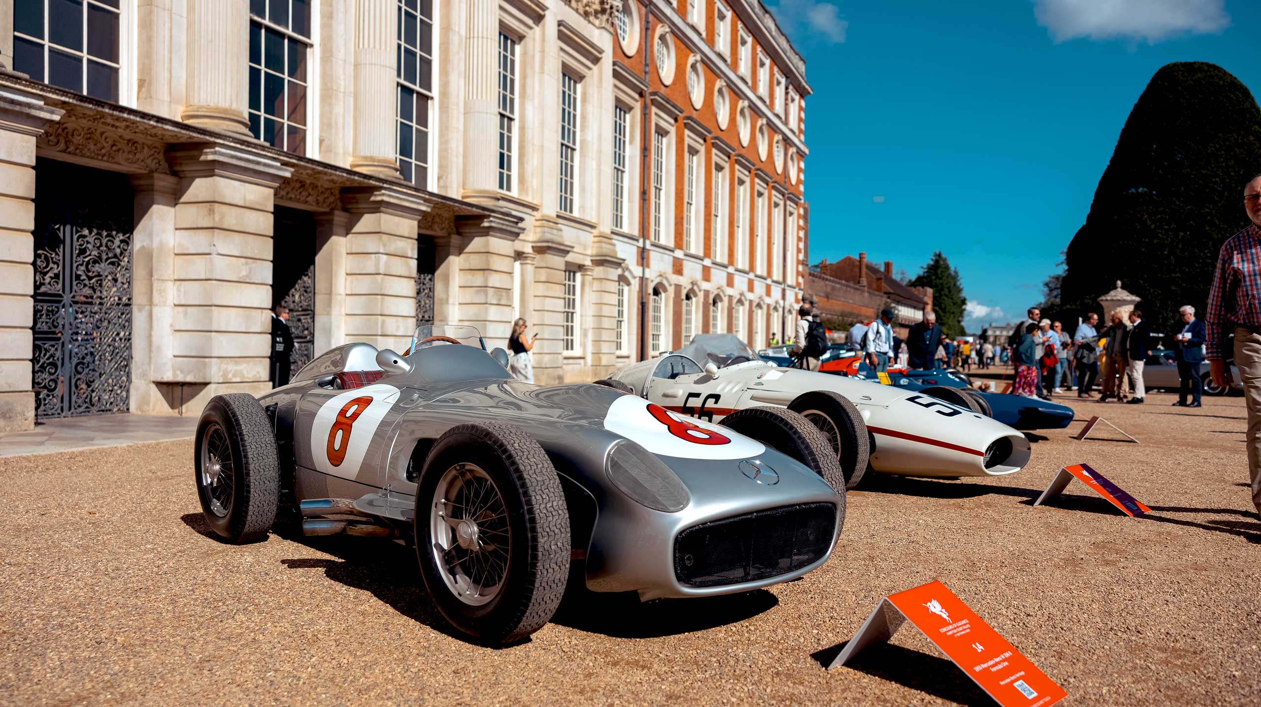 Concours of Elegance Cars Outside Palace