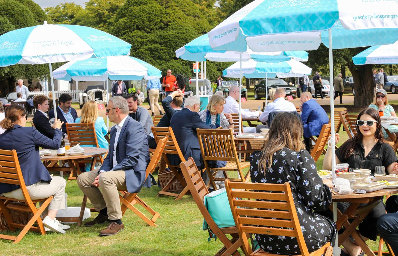 Concours of Elegance Food Drink Parasol