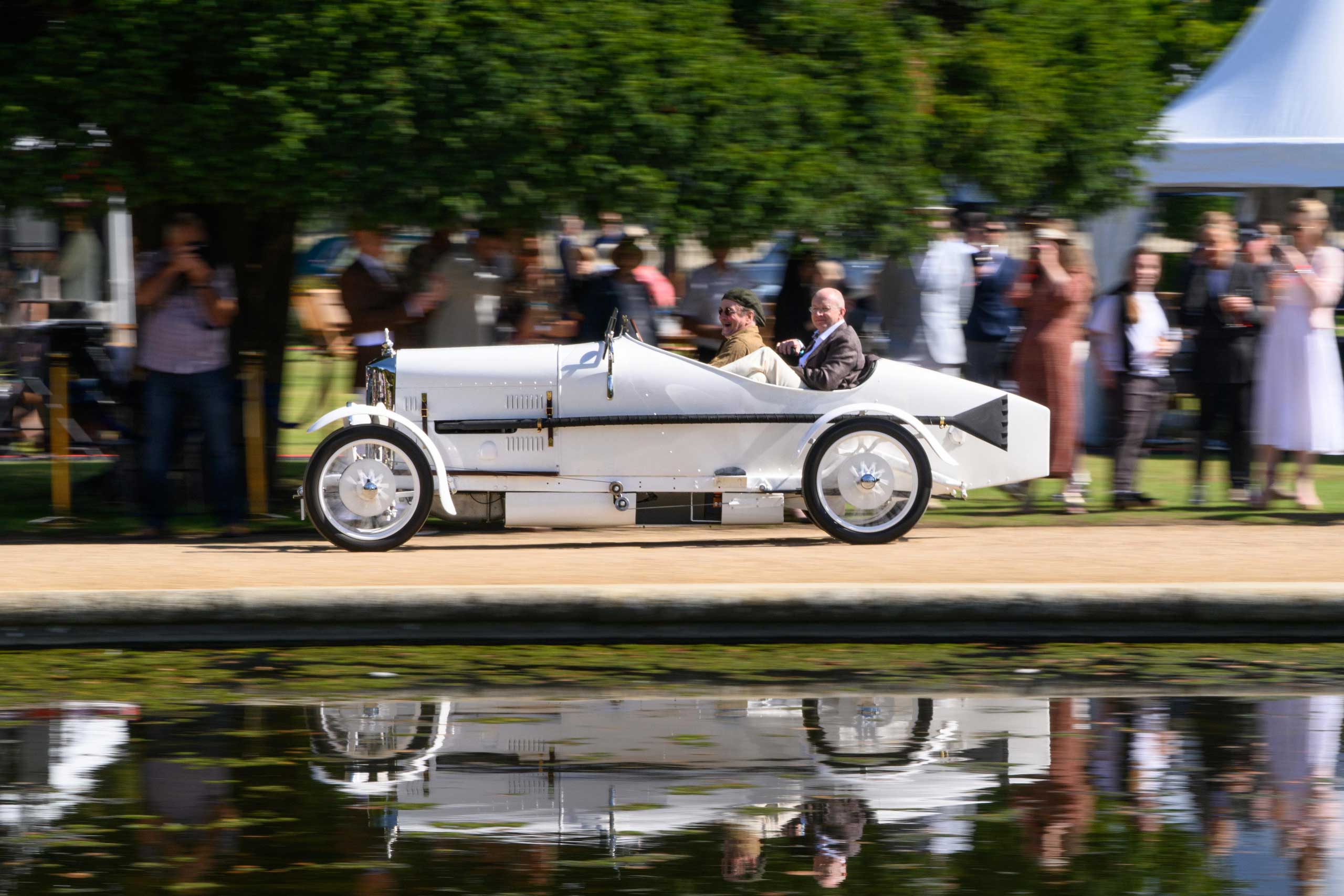 Concours of Elegance White Car